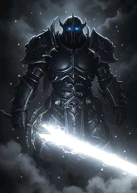 Dark Knight Glowing Sword