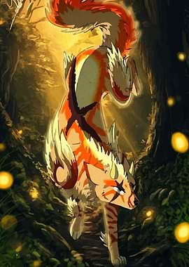 Okami Amaterasu in Forest
