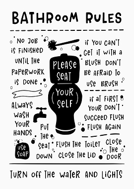 Bathroom rules