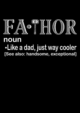 Fa-Thor: Cool Dad Definition
