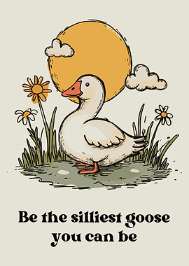 Silliest Goose Illustration