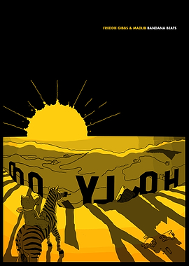 Bandana Beats Sunset artworks