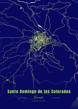 Santo Domingo de los Colorados Map