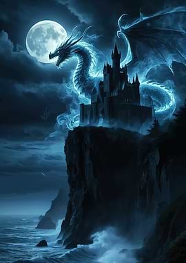 Dragon Castle Moonlight Fantasy