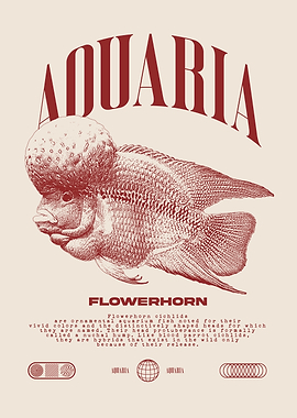 Flowerhorn Cichlid Tropical Fish