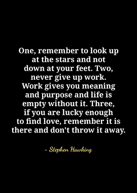 Stephen Hawking Inspirational Quote