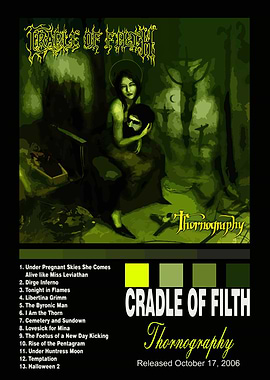 Cradle of Filth - Thornography Album Art