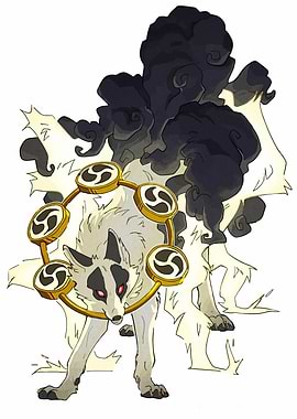 Tanuki Spirit with Drum Ring