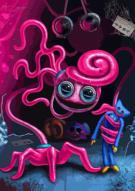 Poppy Playtime: Mommy Long Legs and Huggy