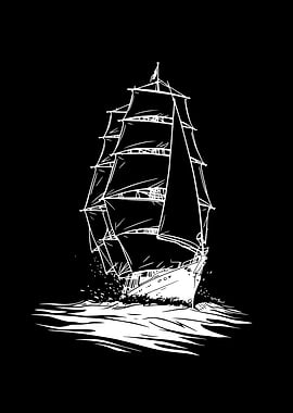 Sailing Boat Artwork