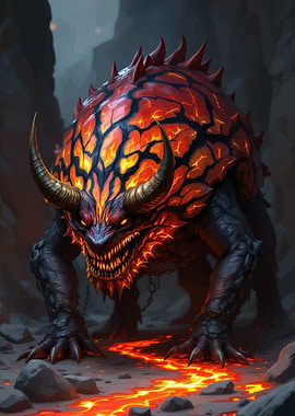 Fiery Demon Beast