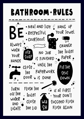 Thousand Bathroom Rules Royalty