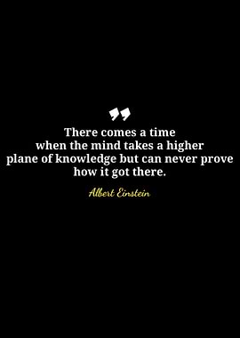 Einstein Quote on Knowledge