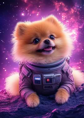 Pomeranian Astronaut