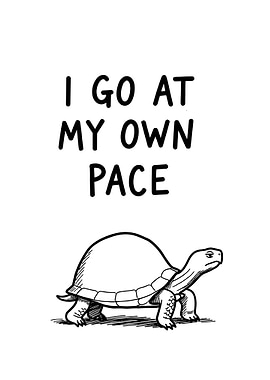 I Go At My Own Pace