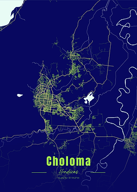 Choloma, Honduras City Map