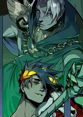 Hades Game Fanart: Zagreus and Thanatos