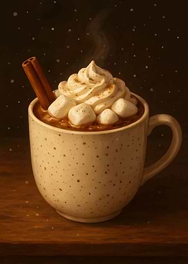 Cozy Hot Chocolate with Marshmallows