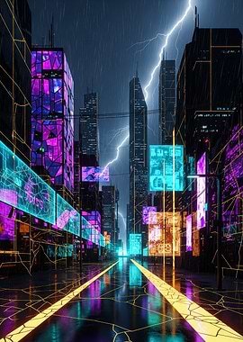 Cyberpunk Cityscape