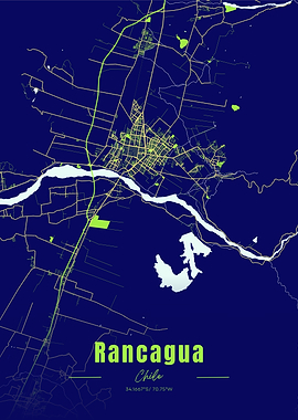 Rancagua, Chile City Map