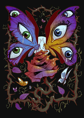 Eye Butterfly Rose