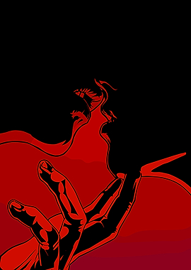 Red Dragon Silhouette