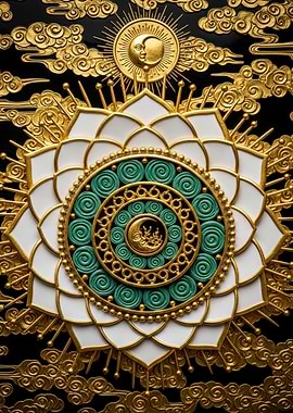 Golden Celestial Mandala