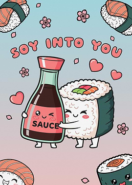 Soy Into You Kawaii Sushi Art
