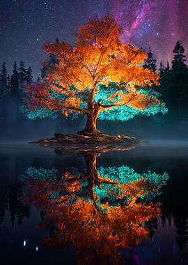 Mystical Tree Landscape