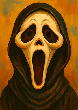Scream Ghostface Mask Painting