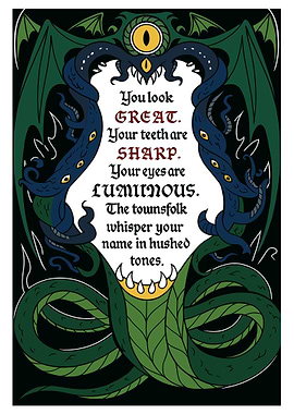 Monster Compliment Art