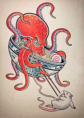 Octopus Ramen Feast