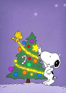 Snoopy and Woodstock Christmas Tree
