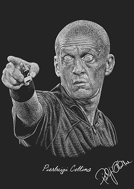 Pierluigi Collina Scribble Art