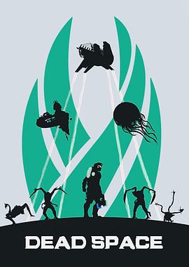 Dead Space Silhouette Poster