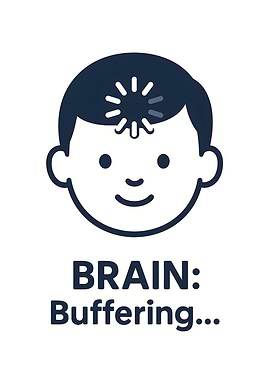 Brain Buffering Icon