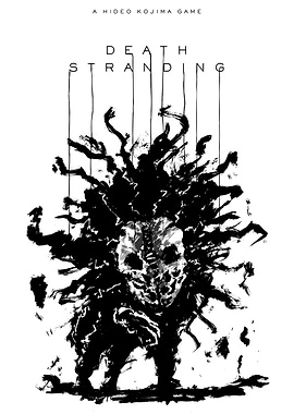 Death Stranding Black and White Art