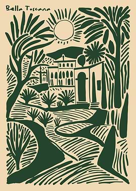 Bella Toscana Illustration