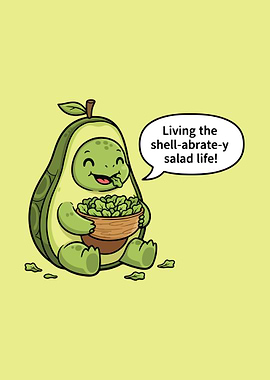 Avocado Turtle Salad Life