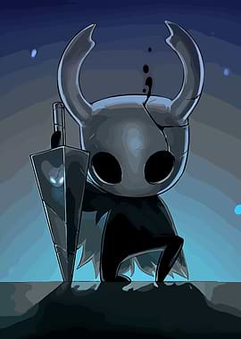 Hollow Knight Character Illustration