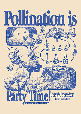 Pollination Party Time! Brought to you by The Wind