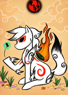 Okami Pony Digital Art