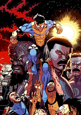 Invincible Comic Book Cover Art