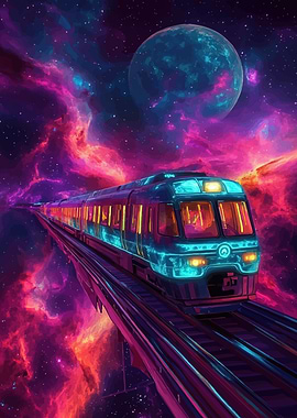 Cosmic Train Journey