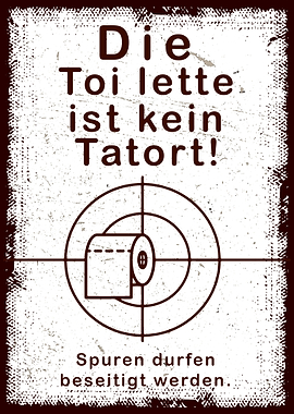 Toilet is not a crime scene