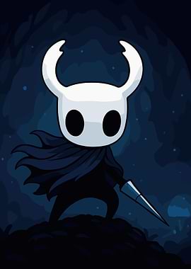 Hollow Knight character illustration