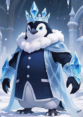 Penguin King Ice Crown