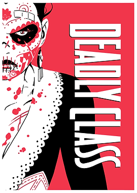Deadly Class Skeleton Attack Poster
