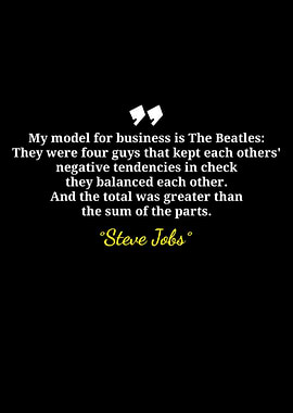 Steve Jobs Beatles Business Quote