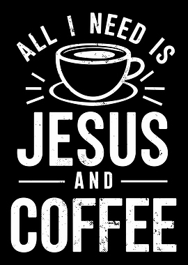 Jesus and Coffee Graphic